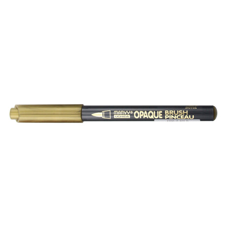 Marvy Uchida Opaque Brush Markers - Metallic