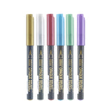 Marvy Uchida Opaque Brush Markers - Metallic