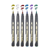 Marvy Uchida Opaque Brush Markers - Metallic