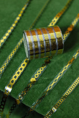 CoraCreaCrafts Metal Chain Tape Set