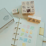 2jingis2jing Living Softly Rubber Stamp Vol. 2 (1.5cm)
