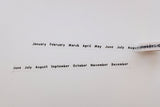 Suatelier Design Washi Tape - Lettering.01