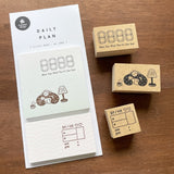 Stamp Marché Marle Illustration Stamp - Coffee and Cat