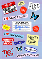 TINYZINE Official Stickersheet