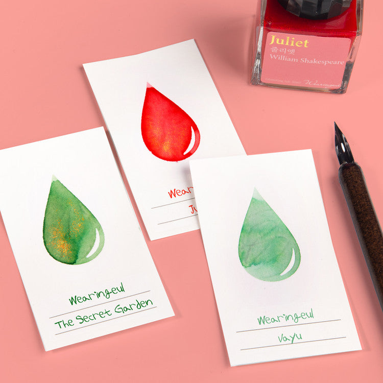 Wearingeul Ink Color Swatch Card - Ink Drop