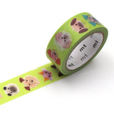 MT Washi Tape - 15mm Puppy's Face