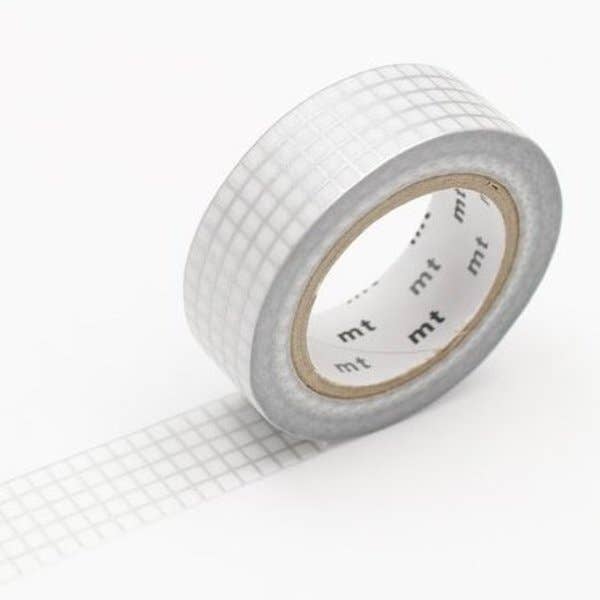 MT Washi Tape - Graph Hougan Silver 2