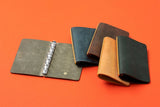 Plotter Pueblo 5-Ring Leather Binder - Mini 5 Size - Navy