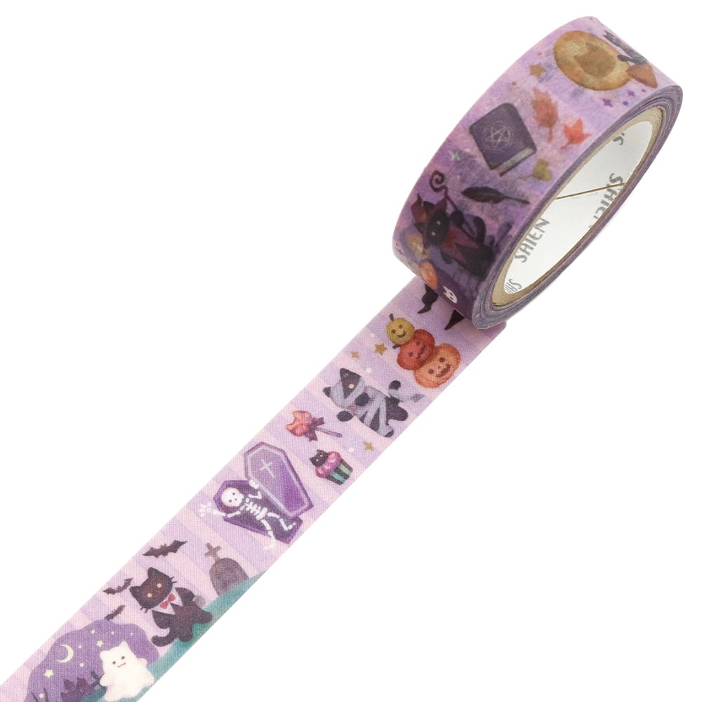 Kamiiso Washi Tape - Halloween Cat