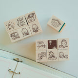 2jingis2jing Living Softly Rubber Stamp Vol. 2 (1.5cm)