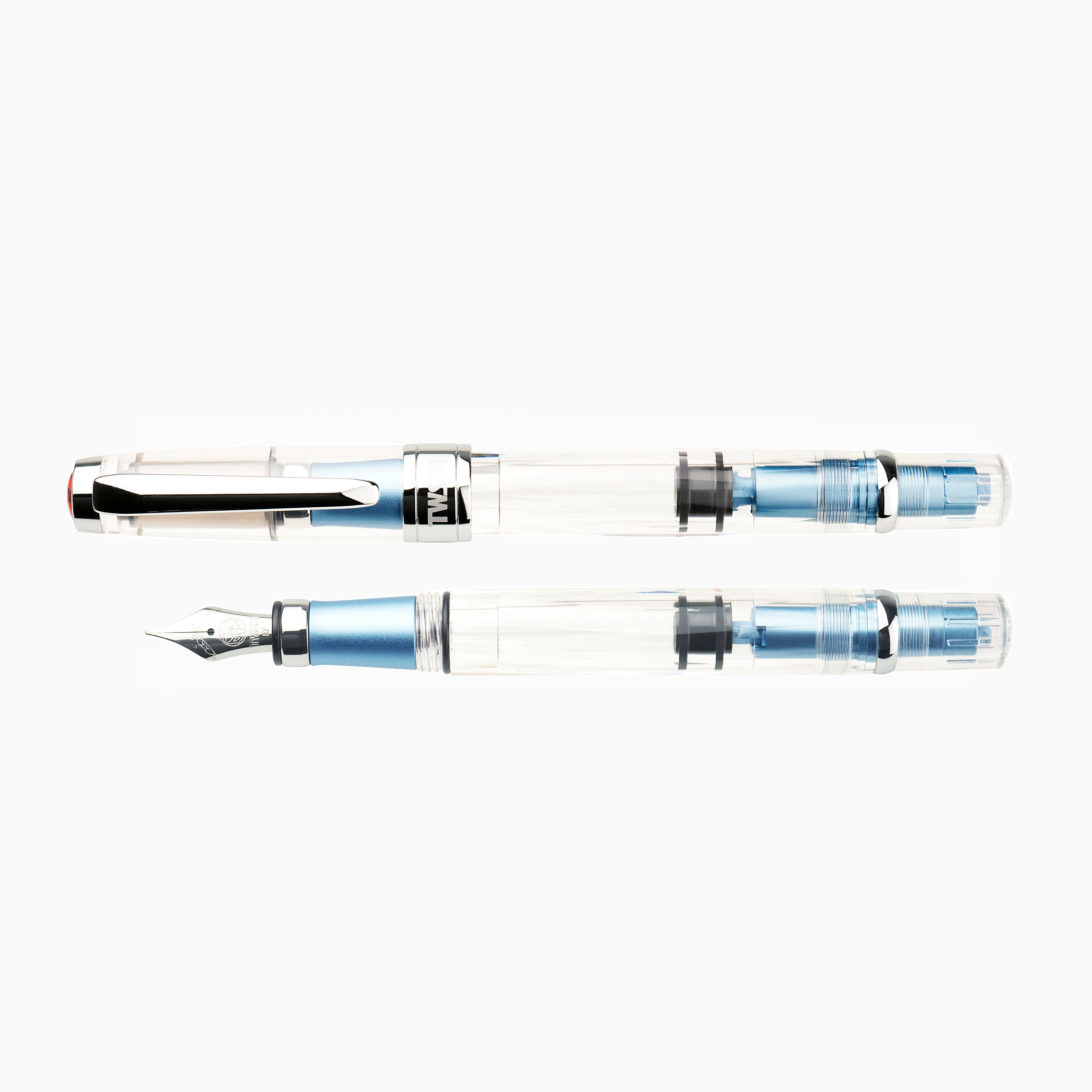 海老原 ミッキーシャープスダイヤル　ブラス TWSBI Diamond 580AL Fountain Pen - Iceberg Blue – Atlas Stationers