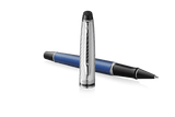 Waterman Expert Deluxe Rollerball Pen - Metallic Blue Lacquer