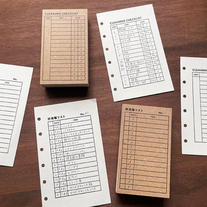 Stamp Marché Marle List Stamp - Cleaning Checklist