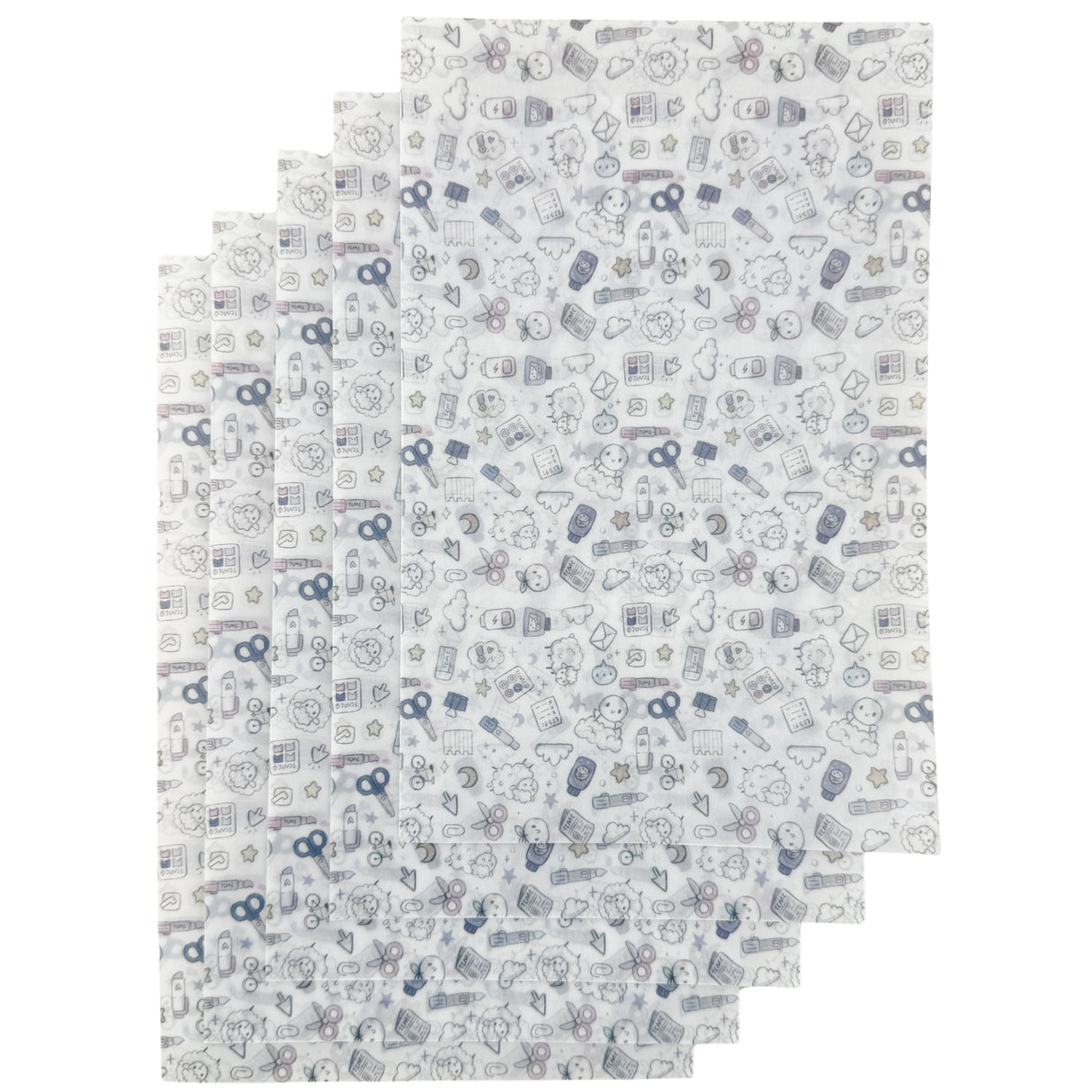 TheCoffeeMonsterzCo Vellum Paper - Set of 5