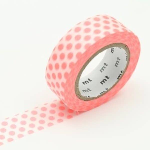 MT Washi Tape - Dot Shocking Red