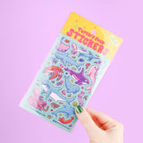 Aquarium Vinyl Sticker Sheet