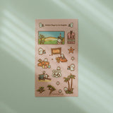 2jingis2jing Golden Days in Los Angeles Mini Sticker Sheet