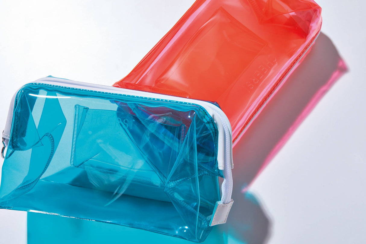 CHEERS! POP Color Clear Wired Pouch