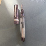 Stipula Etruria Ebonite Fountain Pen - Purple/Black