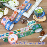 Kamiiso Washi Tape - Mirva Malmgren - Flowers for the Nightless Night