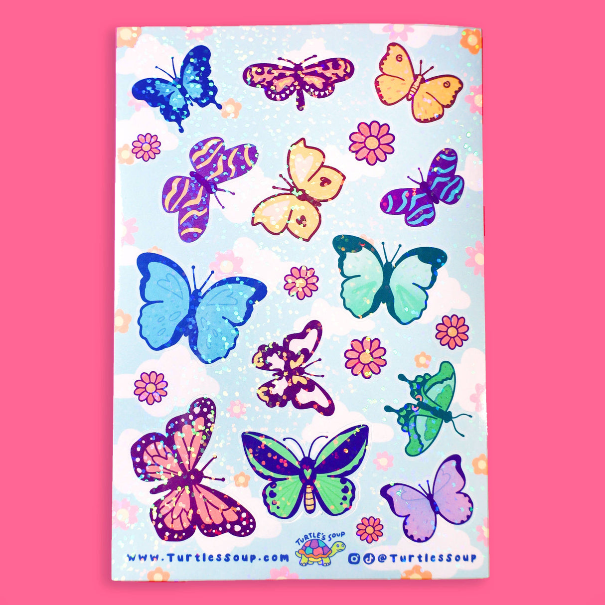 Butterflies and Moths Vinyl Sticker Sheet