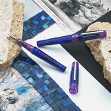 Benu Tessera Fountain Pen - Tanzanite