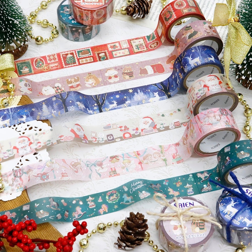 Kamiiso Washi Tape - Christmas Limited - Stamp Collection (Limited Edition)