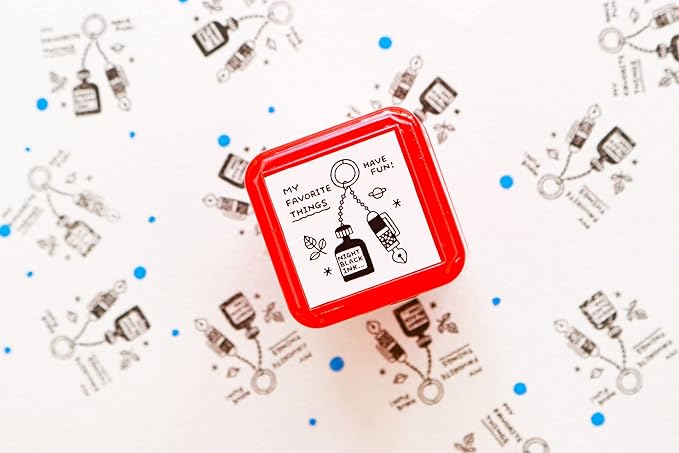 Sanby x Eric Small Things Pre-Inked Stamp - Key Ring