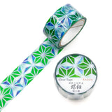 Kamiiso Clear Tape - Raden - Hemp Leaves (Hologram Foil)