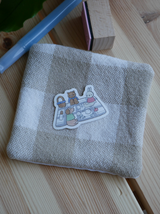 dana ate oatmeal! Picnic time vinyl sticker