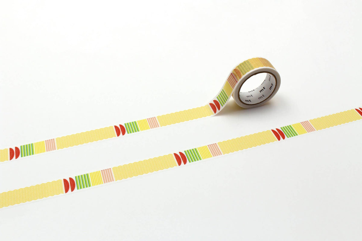 MT Washi Tape - 15mm Hiyashi Chuka Graphic