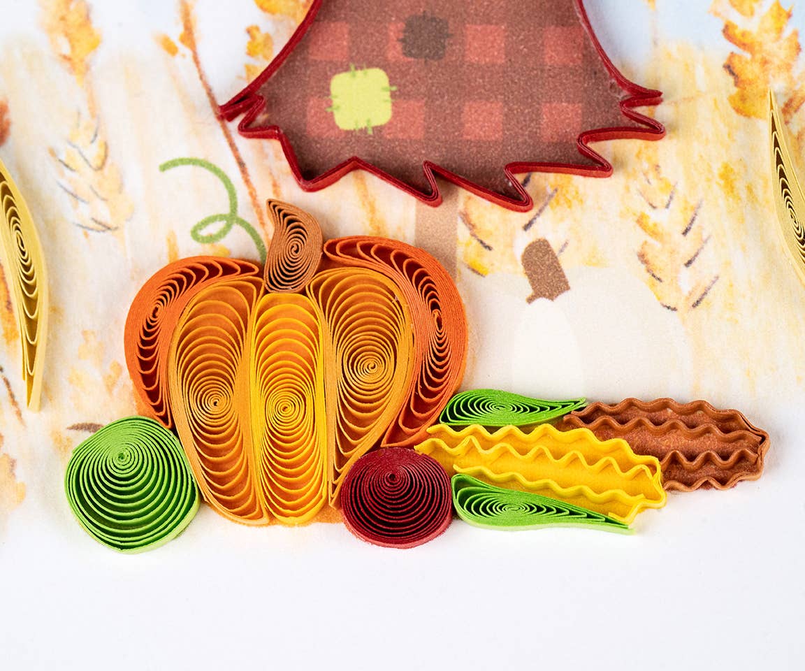 Quilled Scarecrow Greeting Card