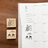 Stamp Marché Seasonal Illustration Stamp - May - Marle's Cherries