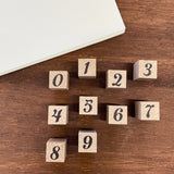 Stamp Marché Number Moji Stamp Set (Set of 10)