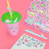 Dinosaurs Prehistoric Jurassic Vinyl Sticker Sheet