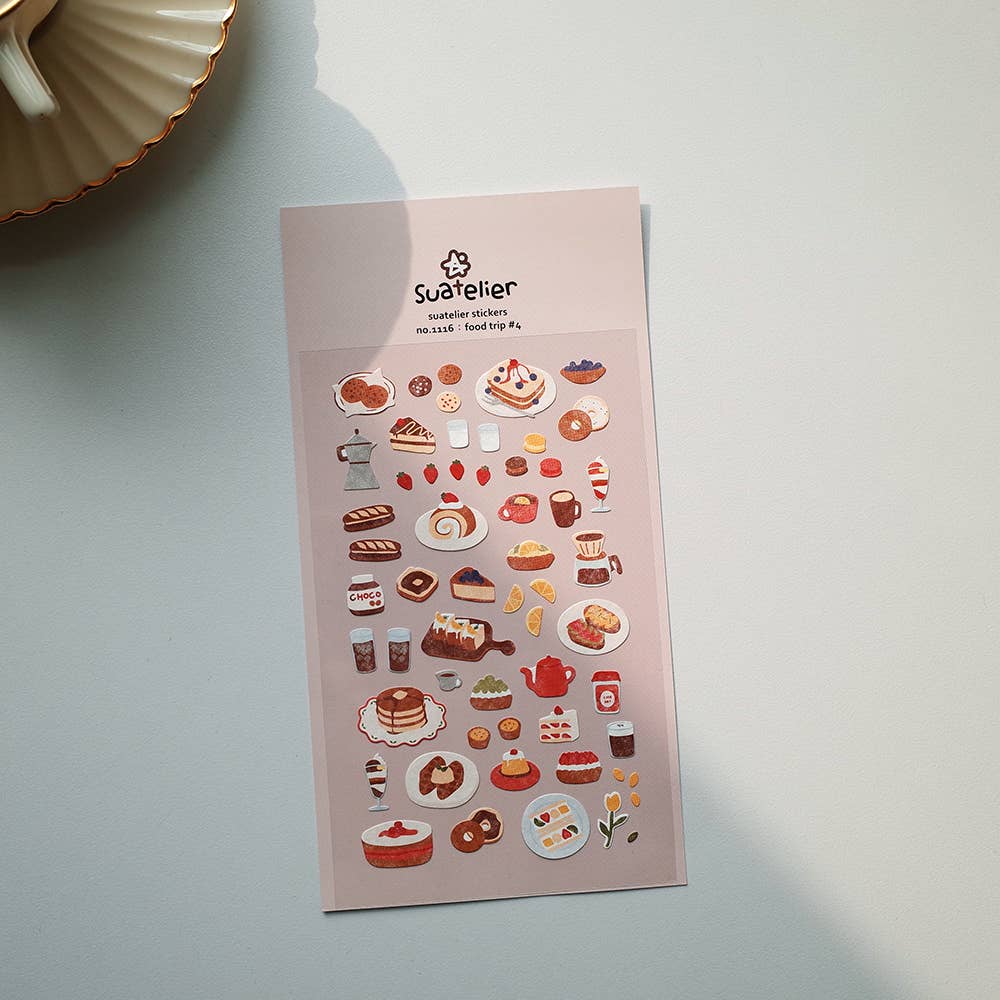 Suatelier Design Stickers - Food Trip #4