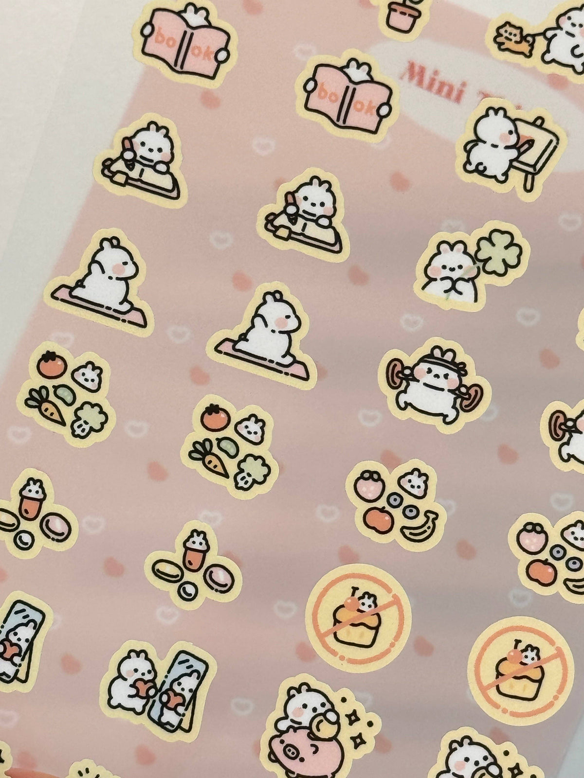 2jingis2jing Bunny Mini Things Sticker Sheet