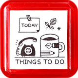 Sanby x Eric Small Things Pre-Inked Stamp - Things To Do