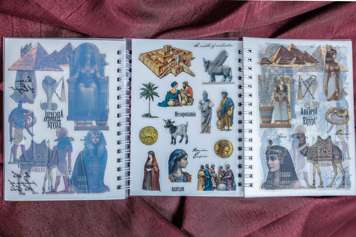 CoraCreaCrafts Antiquity Sticker Book