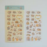 2jingis2jing Shiba Doodoo & Bobo Sticker Sheet