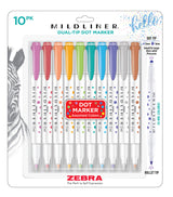 Zebra Mildliner Dual-Tip Dot Marker