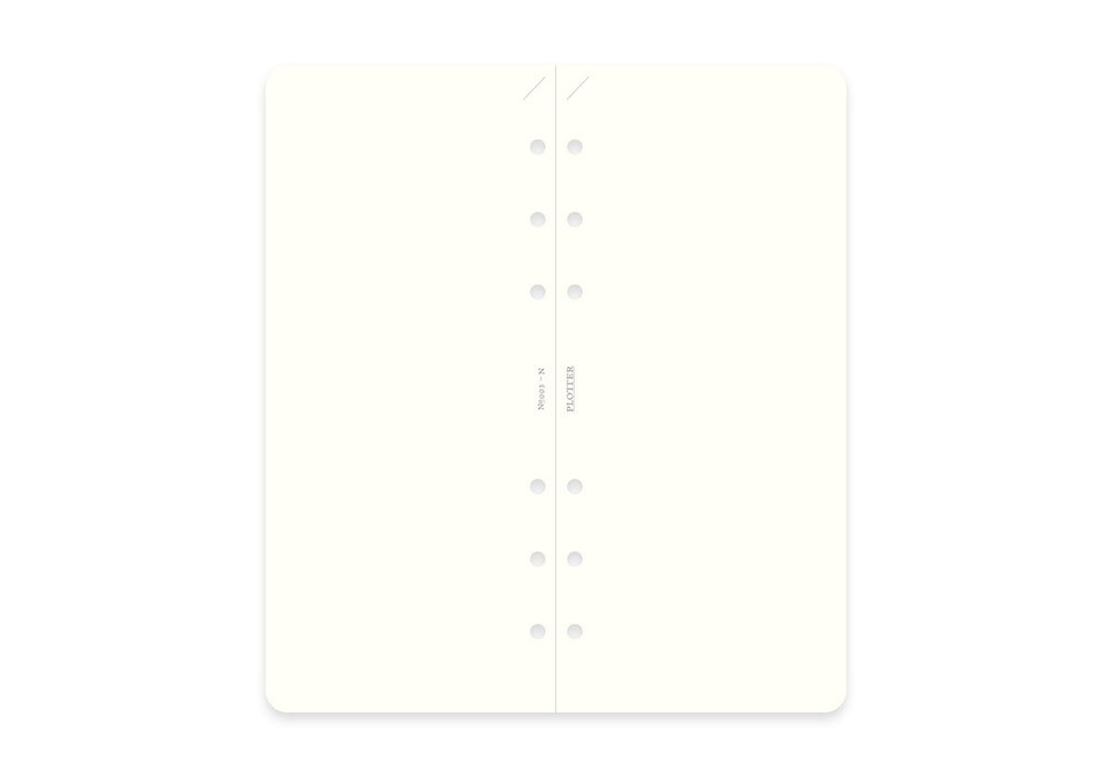 Plotter Refill Memo Pad - Plain - Narrow Size