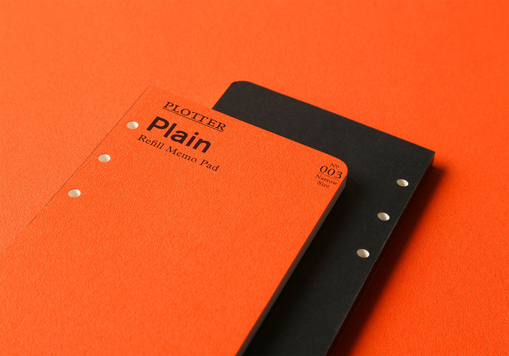 Plotter Refill Memo Pad - Plain - Narrow Size