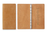 Plotter Pueblo 6-Ring Leather Binder - Narrow Size - Beige