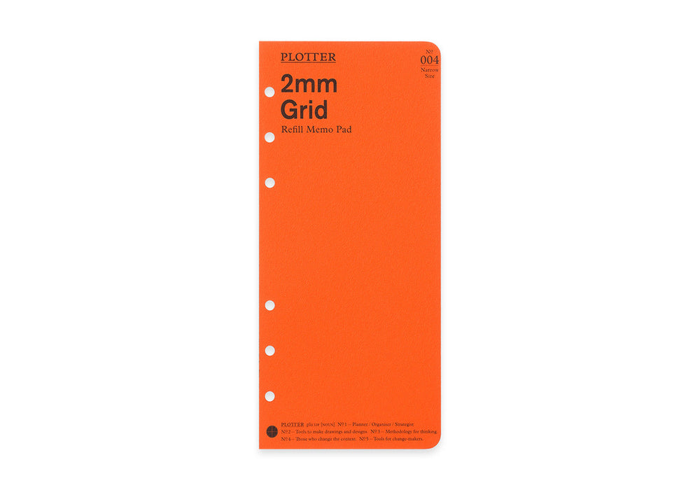 Plotter Refill Memo Pad - Grid - Narrow Size