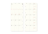 Plotter Monthly Schedule Refill 2026 - Narrow Size