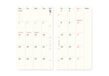 Plotter Monthly Schedule Refill 2026 - Mini 5 Size