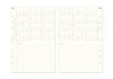 Plotter Monthly Schedule Refill 2027 - A5 Size
