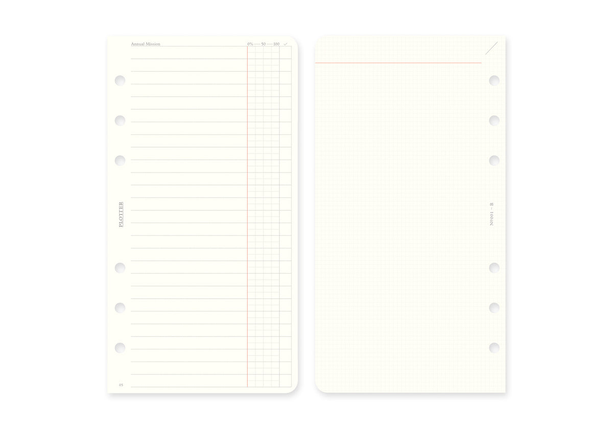 Plotter Monthly Schedule Refill 2027 - Bible Size