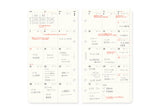 Plotter Monthly Schedule Refill 2027 - Bible Size